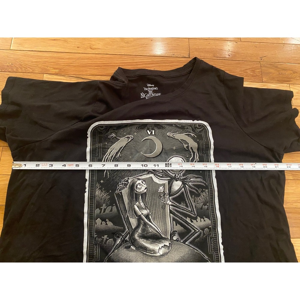 Disney Nightmare Before Christmas Tarot Card Lovers Graphic T Shirt - Picture 4 of 4